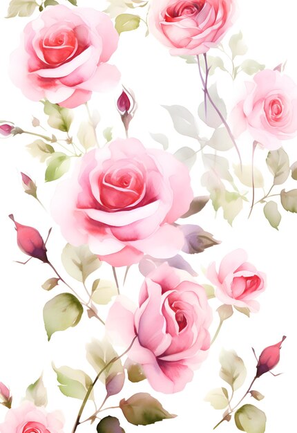 Photo watercolor flowers rose vector watercolor rose illustrations rose clip art rose illustration rose cl