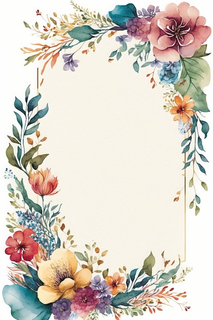 Photo watercolor gothic floral background