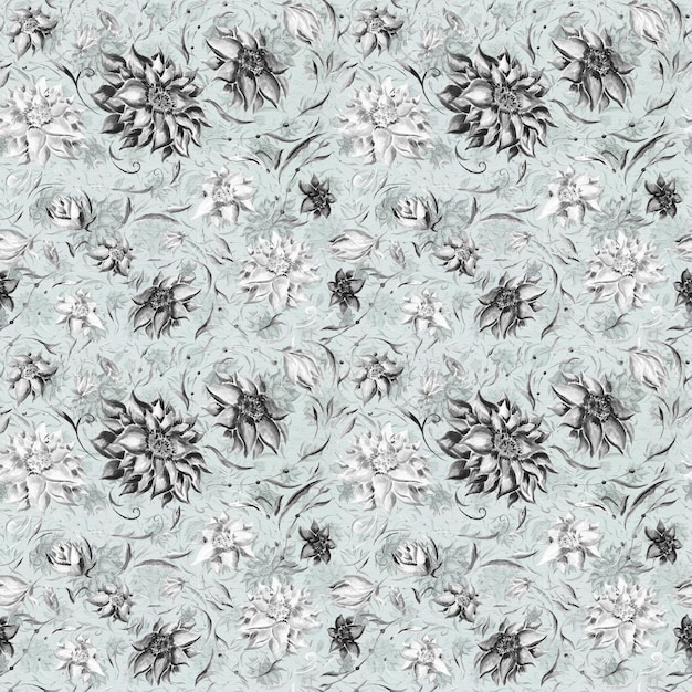 Watercolor gothic pattern