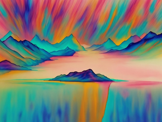 watercolor gradient background