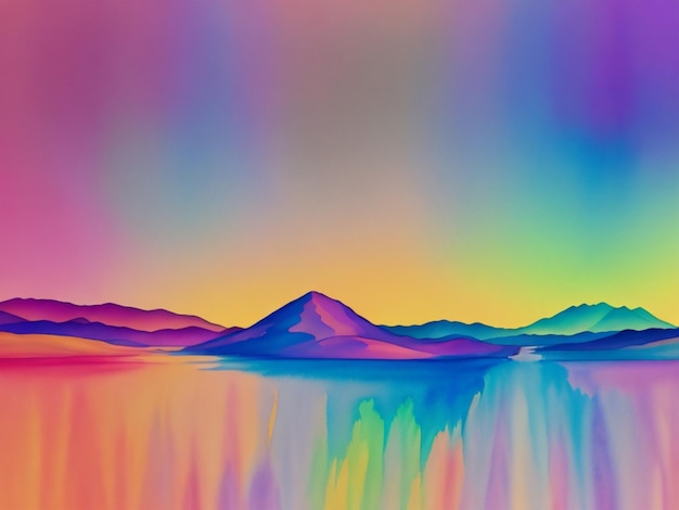 watercolor gradient background