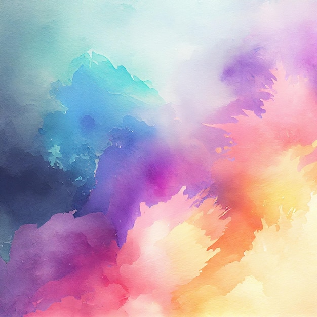 Watercolor gradient texture Abstract colorful background Digital illustration