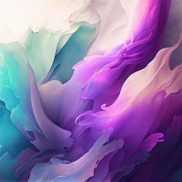 Акварель градиент текстуры Абстрактный красочный фон Цифровая иллюстрация