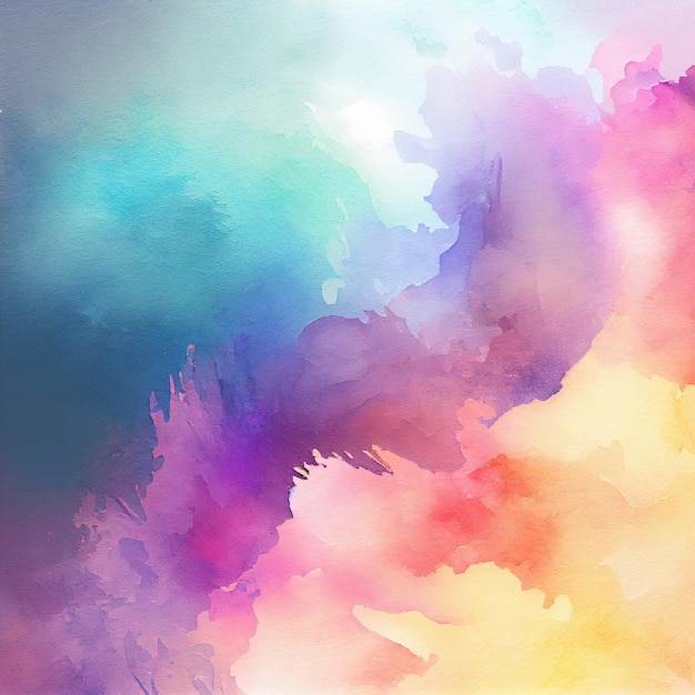 Watercolor gradient texture Abstract colorful background Digital illustration