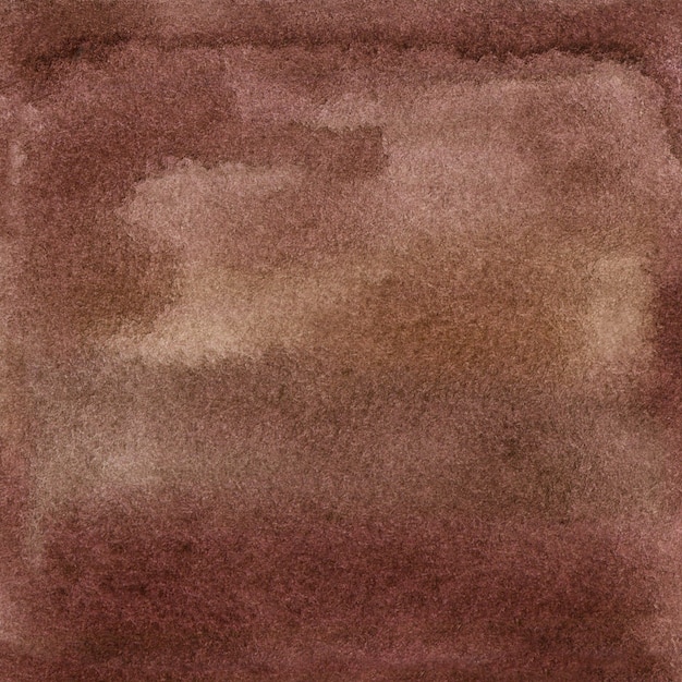 Watercolor gradient winebrown background with brush strokes dots spots