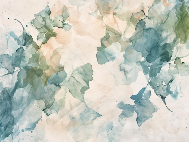 Watercolor grunge background beige gray and sage green horizontal