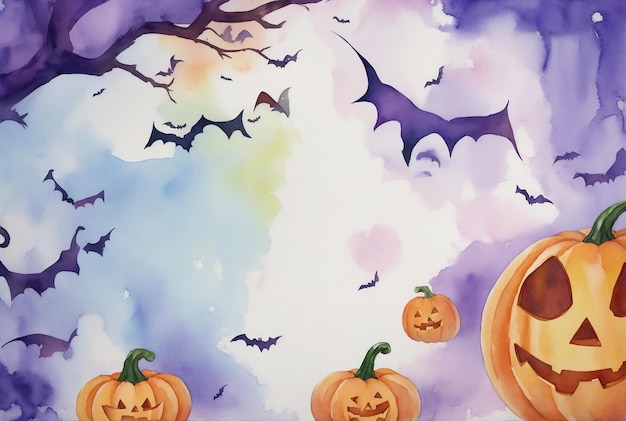 watercolor halloween backgrounds