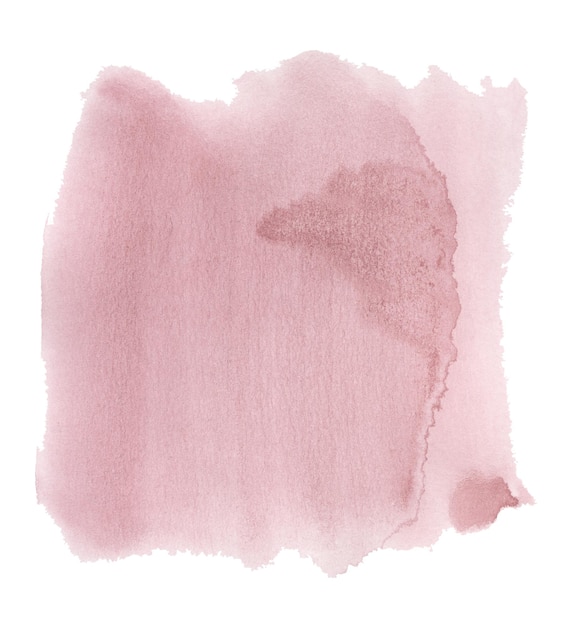 Watercolor hand drawn pink spot Abstract watercolour background illustration Grunge texture for cards and flyers design