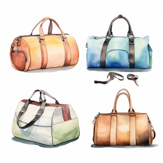 watercolor handbag collection