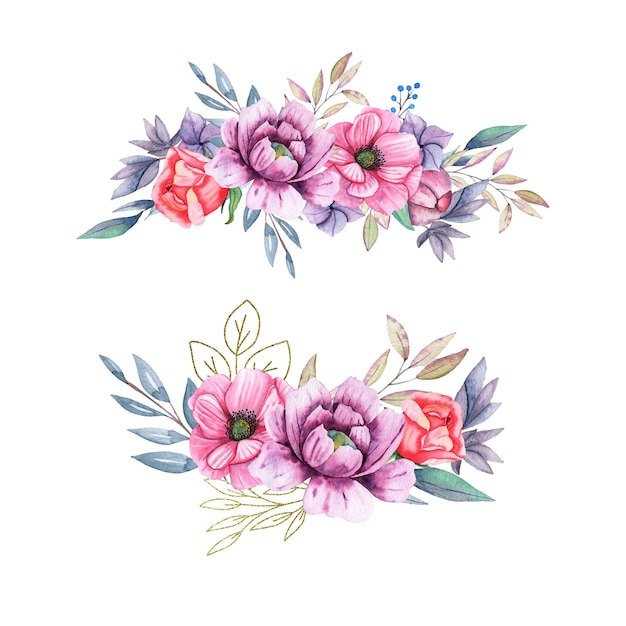 Watercolor Illustration for Card Logo Print etc