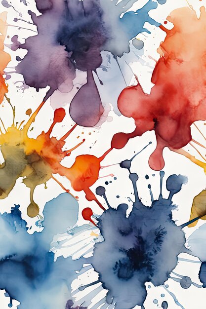 watercolor ink stains watercolor trend sharp focus studio photo intricate detail