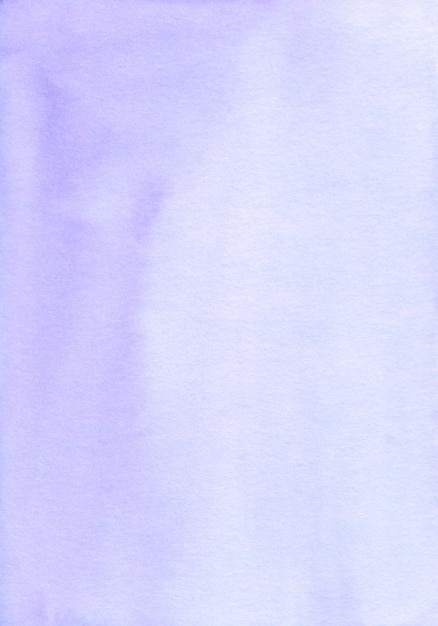 Watercolor lavender gradient background texture. Aquarelle purple ombre backdrop. Hand painted