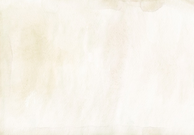 Watercolor light beige background painting.