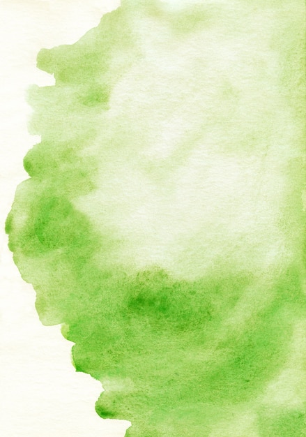 Photo watercolor light green background