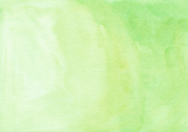 Watercolor light green painting