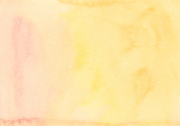 Watercolor light yellow and orange background texture