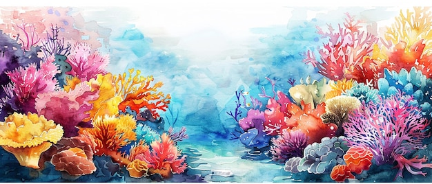 수채화 해양 보존 워크