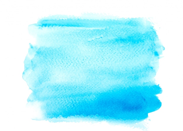 watercolor paint background.color blue shades art drawn on paper