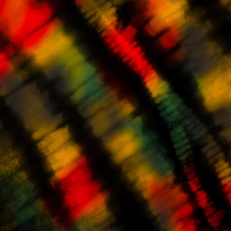 Watercolor paint black colorful background
