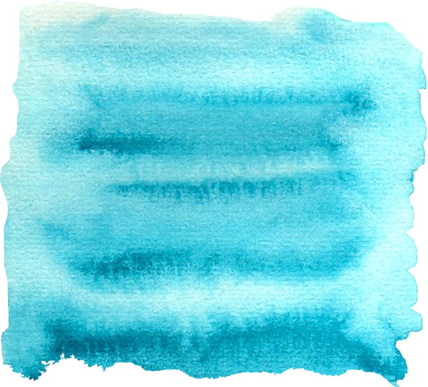 Watercolor painted blue background