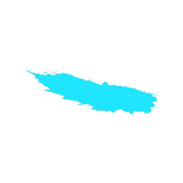 水彩画で描かれた淡い青色のブラッシュストローク