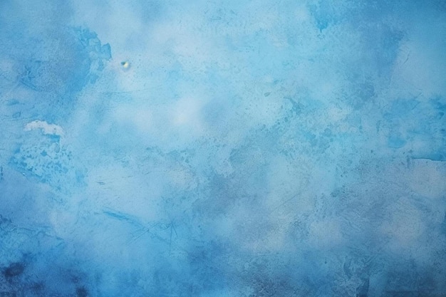 a watercolor painting of a blue sky with clouds