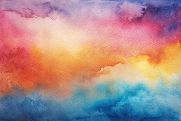 watercolor painting of a cloud with the words quot blue quot in the bottom right corner