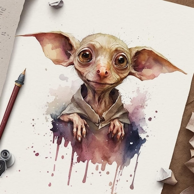 Dobby Sketch : r/harrypotter