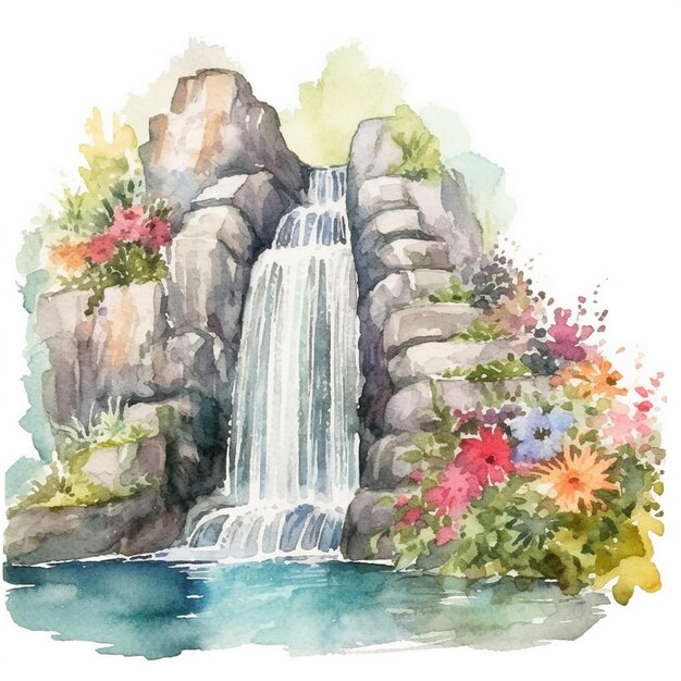 How to Draw a Waterfall - Create your Own Stunning Drawing