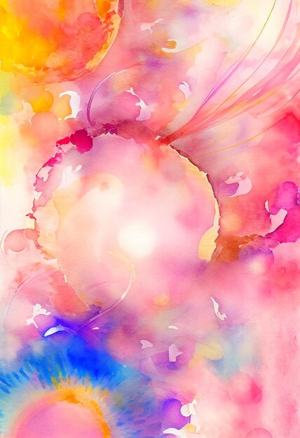 Watercolor painting for Mothers Day abstract backgroundGenerative AI