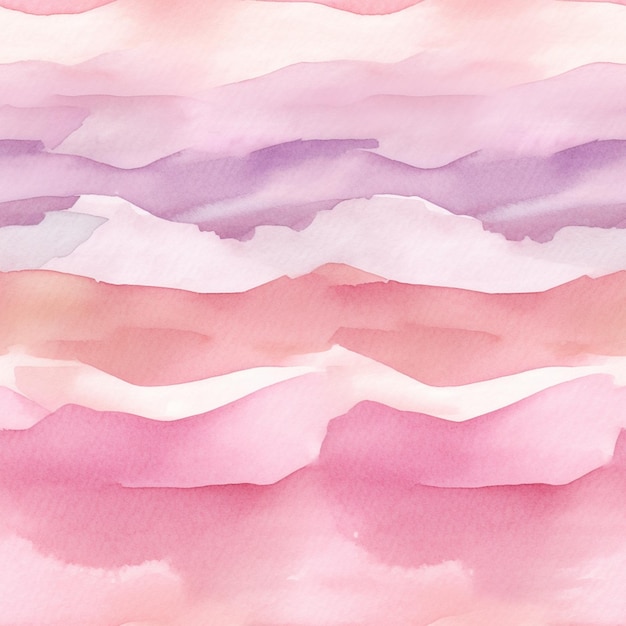 A watercolor painting of a pink and purple background