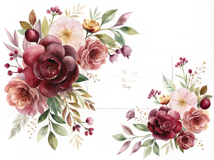 Photo a watercolor painting of pink roses with a pink background