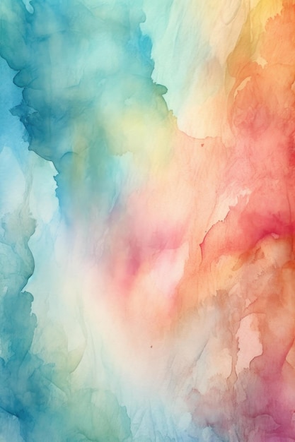 Watercolor paper texture with soft grain created with generative ai