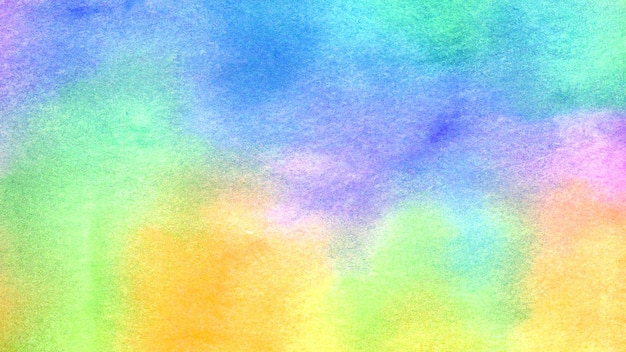 Watercolor pastel background aquarelle colorful stains on paper ai generated