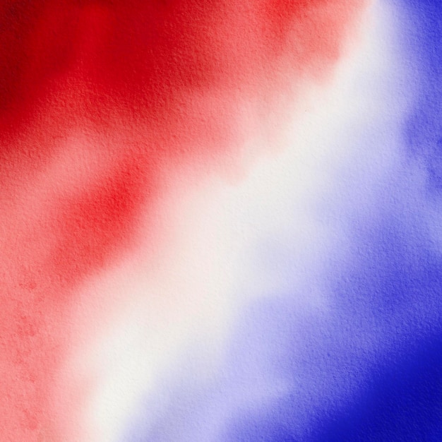 사진 수채화 애국 배경 추상 빨간색과 파란색 인쇄