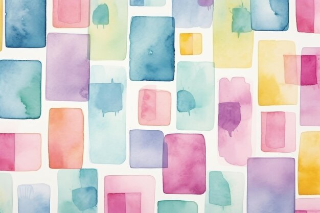 Watercolor pattern