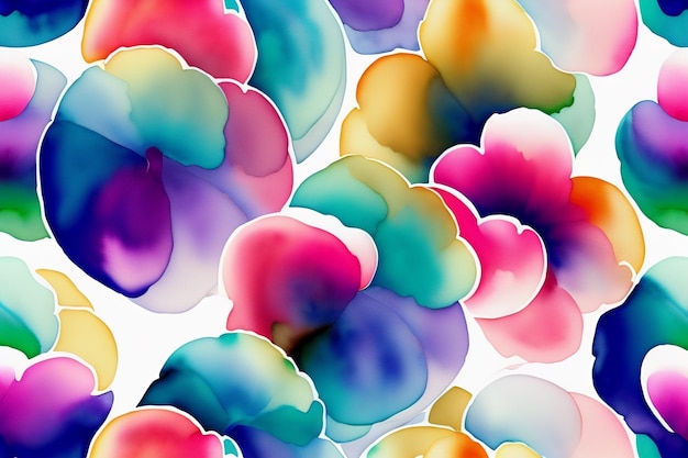 Watercolor pattern