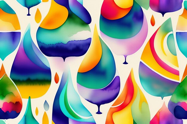 Watercolor pattern