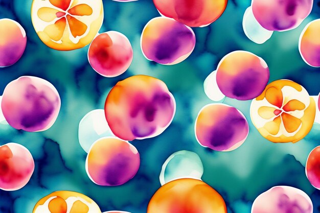 Watercolor pattern