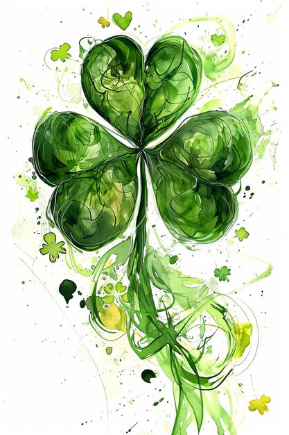 Photo watercolor pictures for st patricks day ireland