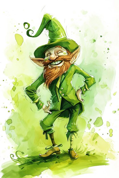 Watercolor pictures for st patricks day ireland