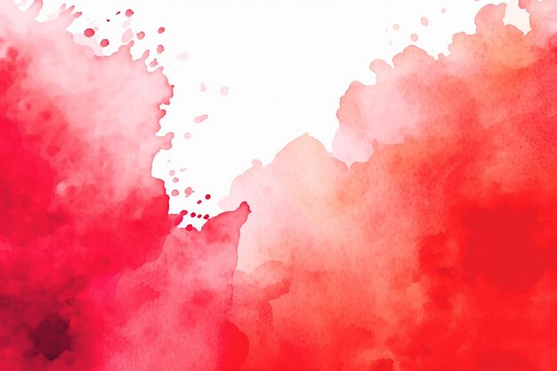 Photo watercolor red background