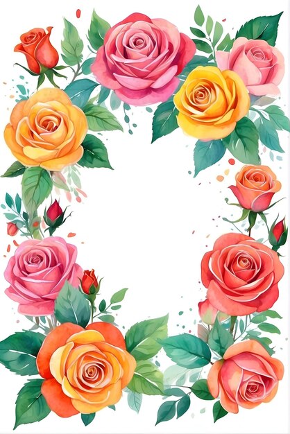 수채화 로즈 시리즈 로즈 수채화 컬렉션 꽃 수채화 세트 로즈 페인팅 시리즈 Wat