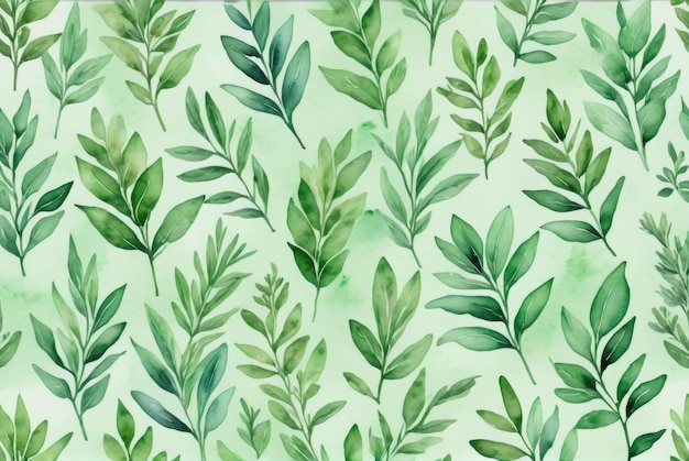 Watercolor Sage Green Background