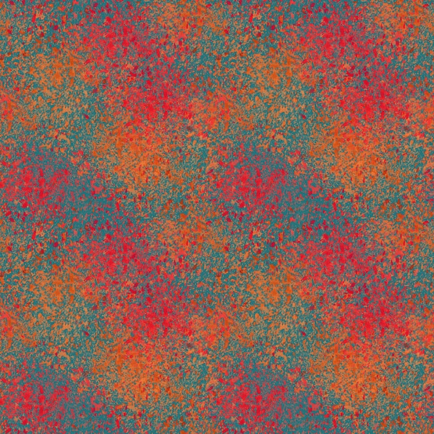 Watercolor seamless pattern of red abstract maple leaves