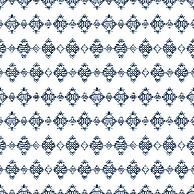 Watercolor seamless pattern with Celtic elements