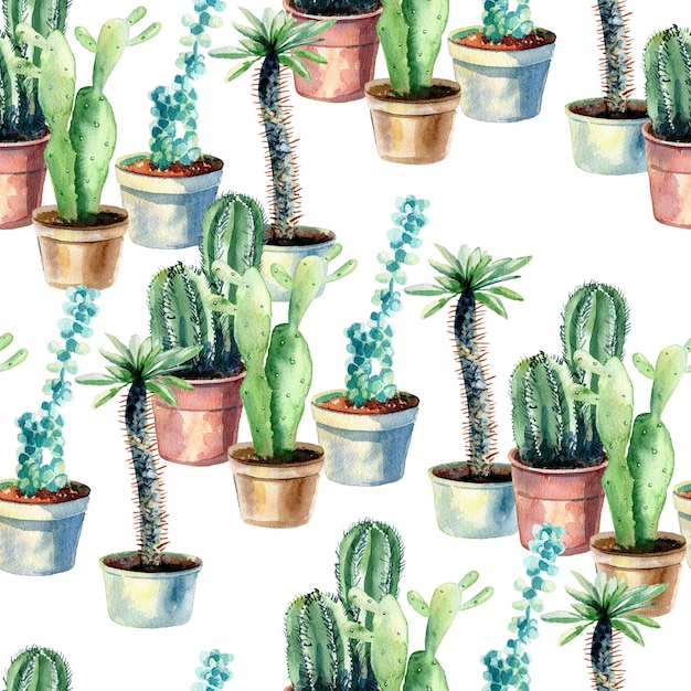 Watercolor seamless pattern