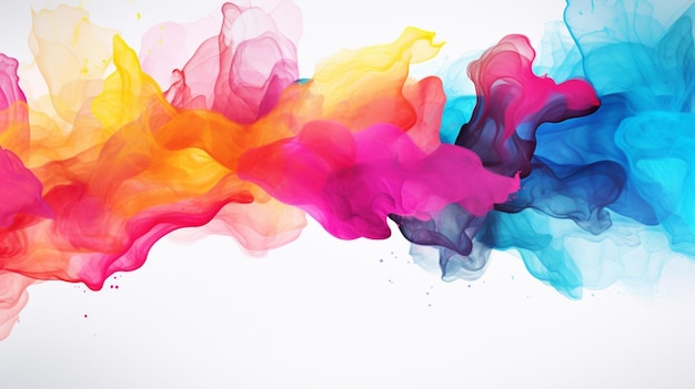 Watercolor Spills Background