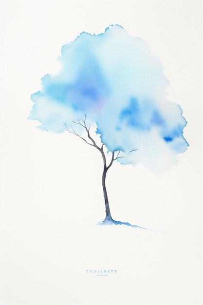 Watercolor splash ink blue background image beautiful color paint smudge effect simple background