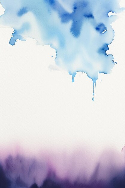 Photo watercolor splash ink blue background image beautiful color paint smudge effect simple background